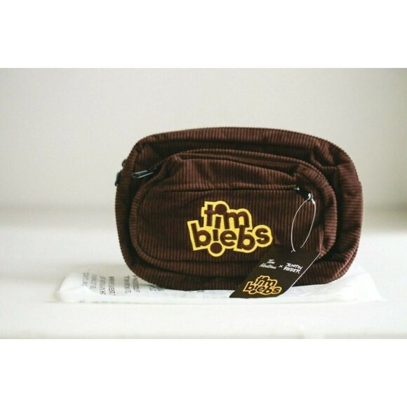 Brand New Tim  Biebes Tim Hortons Promotional Corduroy Waist Fanny Bag - Picture 1 of 8